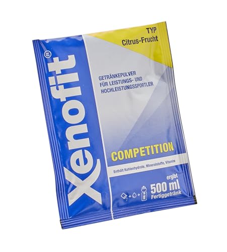 Xenofit competition Citrus-Frucht, 5 Portionsbeutel mit Getränkepulver, Inhalt: 210 g