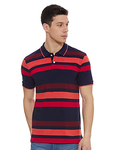 Image of Max Men's Men Striped Polo T-Shirt