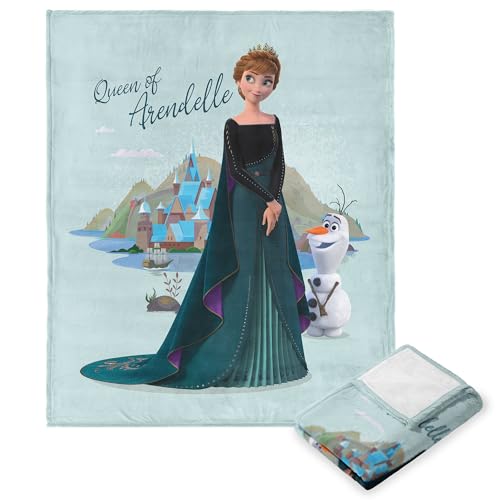 Disney Frozen, Queen of Arendelle, Silk Touch Throw Blanket, 50 x 60 Inches