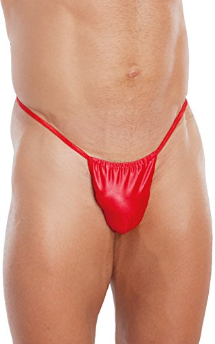 Softline Collezione Sexy String Avec Tissu Brillant Pour Homme Rouge Vita S-L