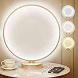 Lichttherapie-Lam-Sonnenlampe, 10.000 Lux mit 3 Farbtemperaturen, stufenlose Helligkeit, Timer und Memory-Funktion, Tageslichtlampe mit Fernbedienung, Vollspektrumlicht für Zuhause, Büro, Dekoration,