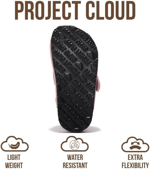 Project Cloud 100% Genuine Leather Kids Clogs with Natural Cork Footbed & Memory Foam Insole Arch Support - Non-Slip Clogs for Kids - Slippers Sandals for Boys & Girls Footwear - Image 5