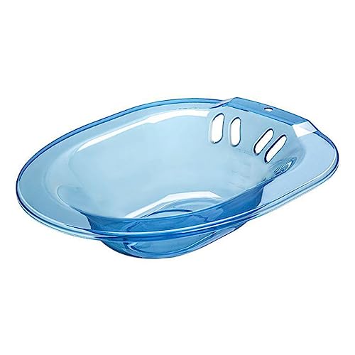 FONDOTIN Sitz Bath for Hemorrhoids Large Sitz Bath Basin Wash Basin for Women Postpartum Care Toilet Seat Sitz Bath Easy Cle