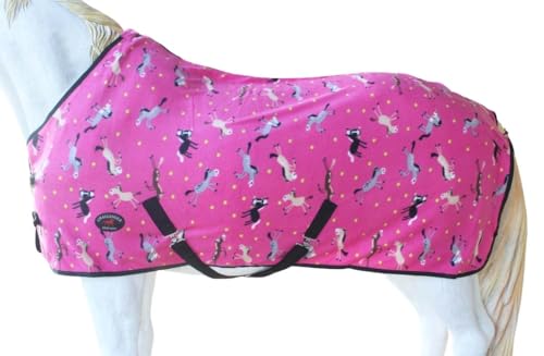Image of Challenger Horse Polar Fleece Cooler Exercise Blanket Wicks Moisture 43EE01