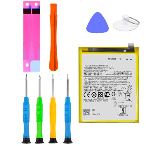 Moto G7 Battery, [Upgraded] 2820mAh JE40 Replacement Battery for Moto G7 Play XT1952-4 XT1952-2 XT1952-1, Moto G7 XT1962-1 XT1962 XT1962-4 XT1962-5 with Repair Tool Kit
