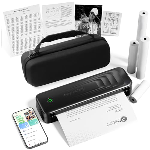 TATTMUSE A281MPro thermal printer with carry case and thermal paper rolls — the starter kit that removes any extra purchase
