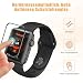 Carantee Schutzfolie für Panzerglas für Apple Watch Series 4/5/6/se/se2 (44mm), 2 Stück Anti-Bläschen Schutzglas, Sensitive Touch, Kratzfest, Hoch Definition Apple Watch 44mm Displayschutzfolie