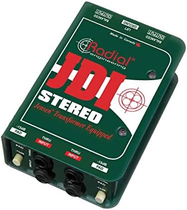 Radial JDI Stereo Passive DI Box