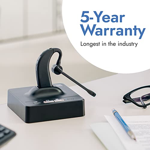 Leitner Lh280 Wireless Office Headset With Mic - Computer And Telephone Headset - Phone Headsets For Office Phones – On-Ear Premium Lite #TOP5