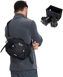 IDAND Multipurpose Crossbody Shoulder Bag Camera Sling Backpack for DSLR Mirrorless Cameras, Lens