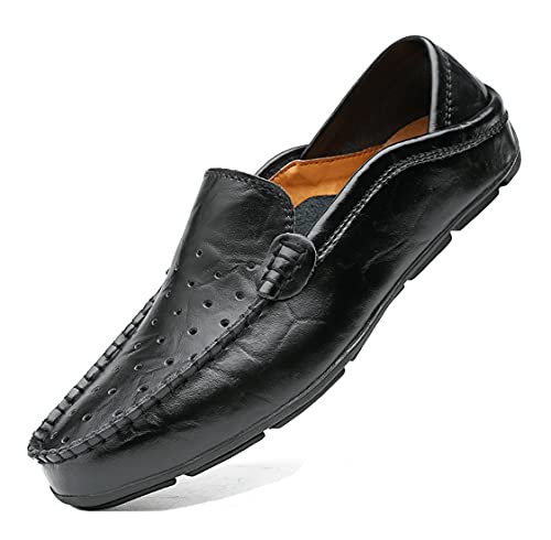 Minishion Men Loafers Shoes Breathable Summer Dress Shoes 20139#