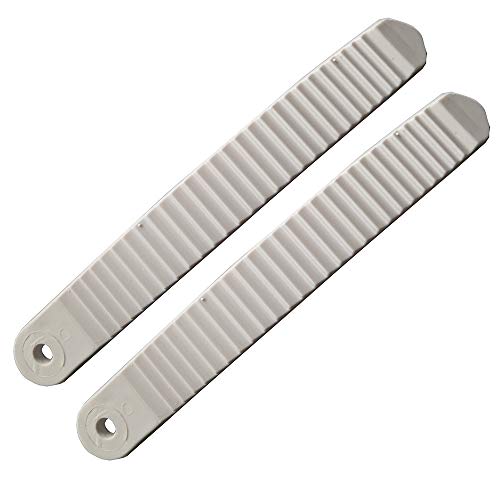 UP100 One Pair White Snowboard Binding Parts Ankle/Toe Ladder Straps for Ratchet Buckle Snowboard Boots (Length 190mm with Hole) - Thumbnail 2