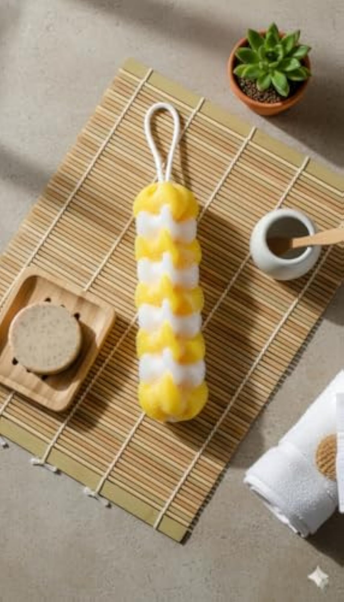 Back Scrubber Loofah with Long Handle for Deep Cleansing