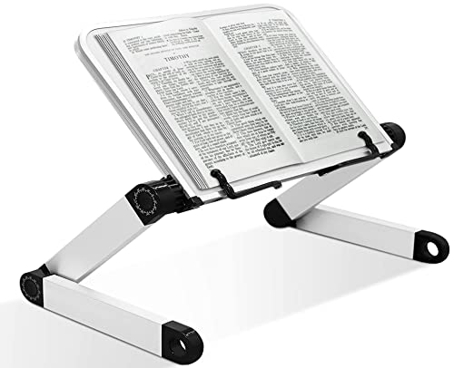 Porte Livre Extra Large,Support Livre Ergonomique,Support de Lecture Pliable à 360 DegréS et Portable, Mains Libres Pupitre de Lecture Peut êTre Utilisé...
