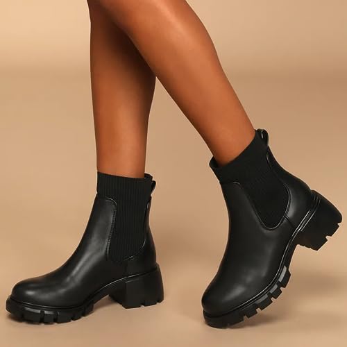 Steve Madden Women's Hayle Ankle Boot, Black Tan, 10