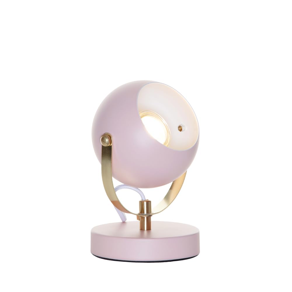 LITECRAFT Table Lamp Eyeball Adjustable Desk Light (Pink)