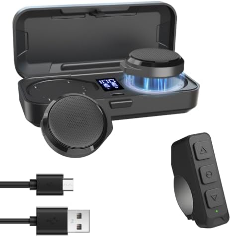 OBEST Motorcycle Helmet Bluetooth Headset,Motorcycle Bluetooth He...