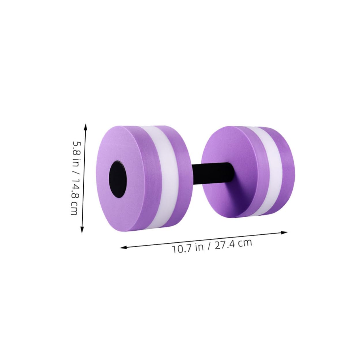 Kisangel Lot de 4 Set de Set de Haltères Aquatiques en Eva Légers et Flottants, Équipement de Fitness Polyvalent, Forme Ronde pour Exercices Aquagym et Entraînement Couleur Aléatoire