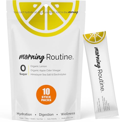 ROUTINE Morning Daily Hydration | Electrolyte Powder Packets with Apple