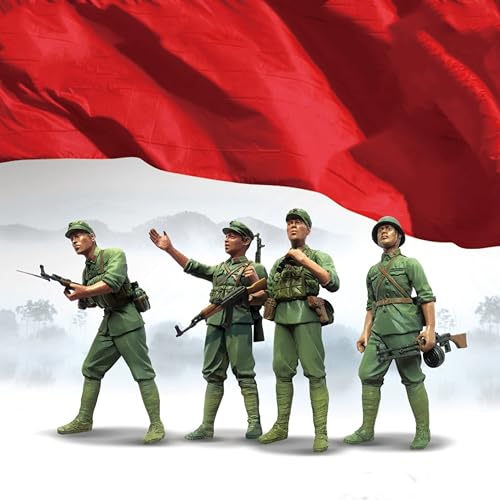Maquette résine 1/35 soldats chinois figurine militaire WW2 miniatures à monter