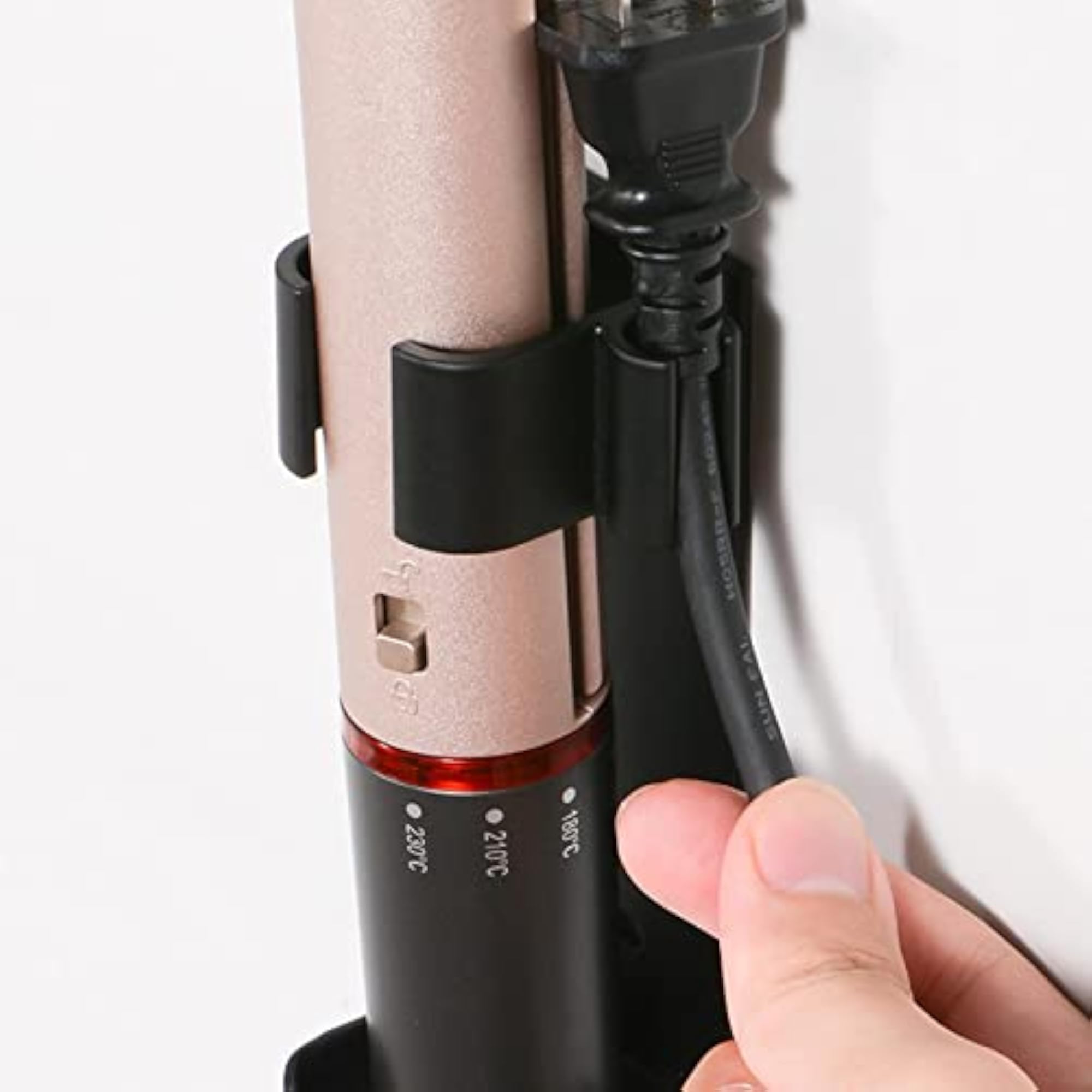 Aluminium Alloy Hair Straightener Hanging Rack, Black
