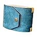 Colaxi Cash Wrap Wallet with Clasp Organizer Lightweight Fashion Handy Purse Bands Leather Money Clip Holder for Business Trip Shopping Men Women for Bills, Slim Pocket Money, Blue