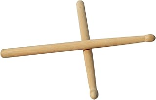 2023 1Pair Durable 41.1CM Length 5A Drumsticks Tip Drum Rock Stick Oak Wood Musical Instrument Tool Accessory