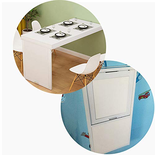 CZZZ Mesa Plegable de Pared para Cocina,Banco de Trabajo telescópico, superportante | Dormitorio,balcón,Estudio,Comedor,Cocina | Capacidad de Carga 150 kg Cover