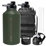ONETIGRIS Tactical Half Gallon Water Bottle with...