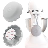 2-Pack Patented Heat-Resistant Cord Organizer for Appliances, Kitchen, Computers & More | Stick-On Cord Wrappers with Flexible Base, Secure Scalloped Edge, Gray (3 x 1.5 Inches)