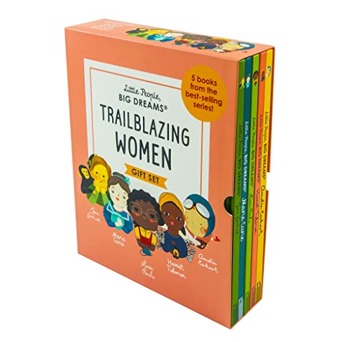 Little People, Big Dreams Trailblazing Women Collection 5 Books Box Gift Set (Amelia Earhart,Harriet Tubman,Rosa Parks,Marie Curie & Jane Goodall)