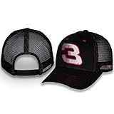 Dale Earnhardt Sr Large #3 NASCAR Intimidator Snapback Trucker Mesh Hat Black