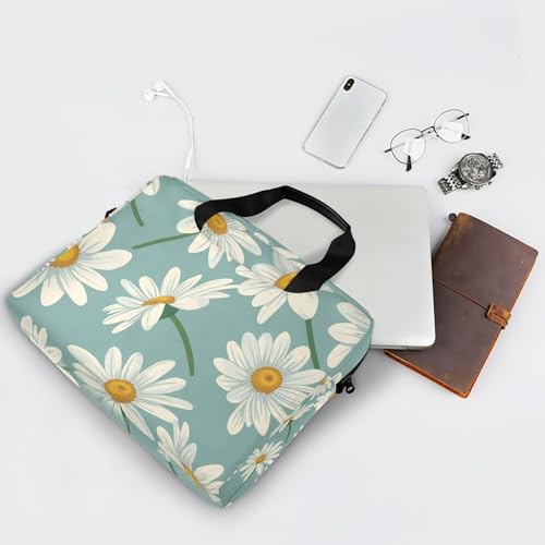 Maletín para portátil unisex ALAZA Daisy Flower 13-15.6 pulg miniatura 7