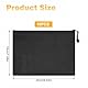 10 Stück Geldtasche,24 x 18 cm A5 Geldmappe,Dokumententasche Schwarz,geldmappe,Geldtaschen Banktasche,Aufbewahrungstasche für Haushalt, Büro, Schule, & Wertsachen