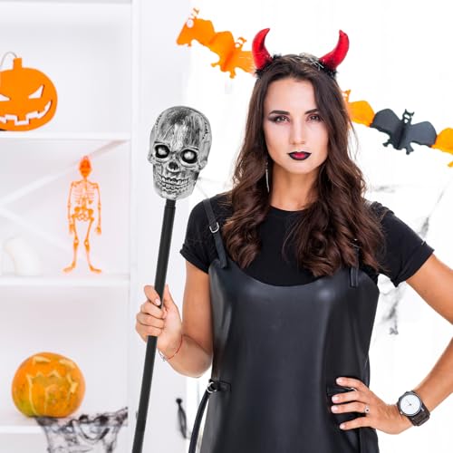 Bastón de Calavera Multi-Funcional de ABS para Fiestas 6