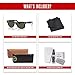 Ray-Ban RB2140 WAYFARER 901 50M Black/Crystal Lens G-15 Green Square Sunglasses +BUNDLE with ACCESSORY EYEWEAR KIT