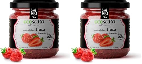 Drasanvi Mermelada Extra Fresa S/Azucar Bio 260G Ecosana 260 g (Paquete de 2)