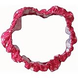 MPYEKP Cubierta de Borde para Cama elástica, Cubierta de muelles de Seguridad, Funda de Repuesto para Cama elástica, Almohadillas Acolchadas de Tela Oxford(Pink,36in)