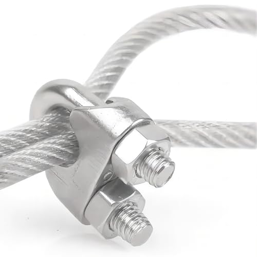Young Wolf Alloy Steel Supporting Anti-Sag Garden Door Gate Cable Kits for for Outdoor Wooden Fence Gate Door Support (2, Silver) - Image 2