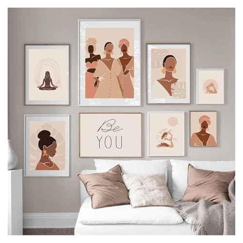 Cuadro de lienzo de estética nórdica y bohemia para decorar bares modernos, formato 30x40cm 3