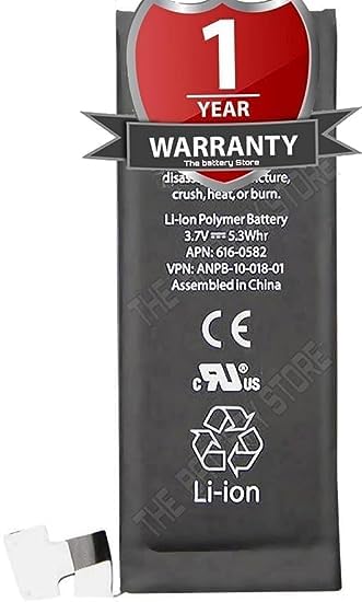 Image of Original Battery for iPhone 4S A1431, A1387, A1387 Battery with 1 Year Warranty ***(G00163)