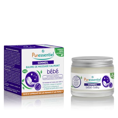 Puressentiel Baume de Massage Calmant Bébé aux 3 Huiles Essentielles 30 ml