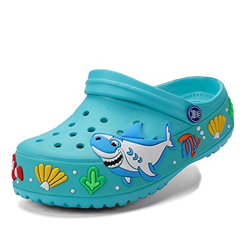 Kids Clogs Home Garden Slip On Water Shoes Summer Clogs For Toddler Boys Girls Blue 30 #TOP12