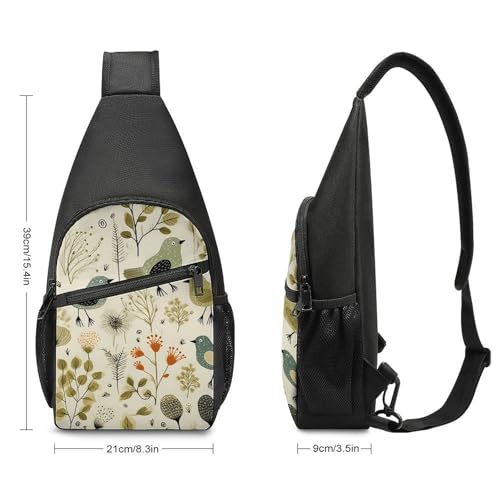 Bolso tipo sling para hombre y mujer mochila pequeña miniatura 2