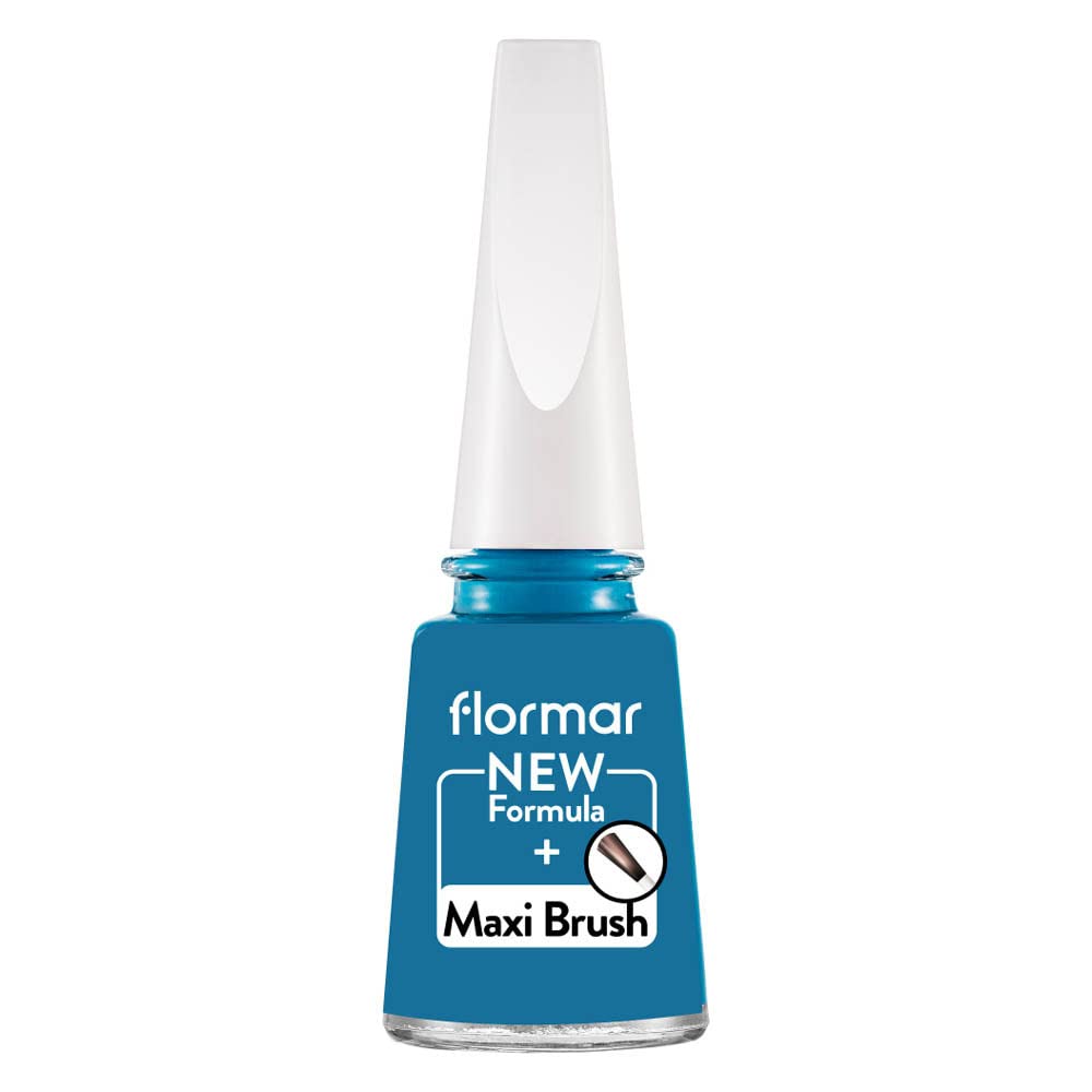 Flormar Klasik Parlak Bitişli Yüksek Pigmentli Oje - Nail Enamel -450 Blue Industry New
