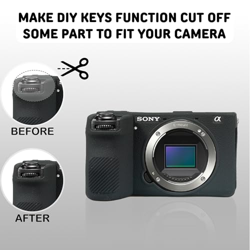 Funda protector silicona para cámara Sony A6700 miniatura 7