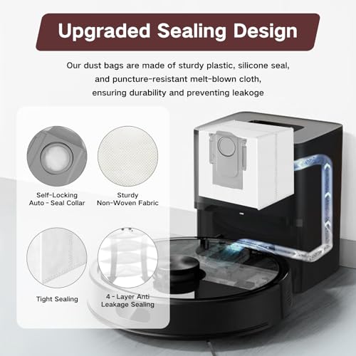 Image of VIEWALL Q10S5 Accessories Replacement Kit for Roborock Q10 S5 / Q10 S5+ Plus Robot Vacuum, 1 Main Brushes, 4 Mop Pads, 4 Side Brushes, 4 HEPA Filters, 4 Dust Bags, 1 Cleaning Tool, 1 Screwdriver