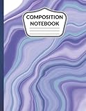 Composition Notebook : Marble Notebooks Wide ruled lined Composition notebook for teens girls kids, school supplies, Journal Notebook, Lined paper 8.5x11 inches, 110 Pages Mar177