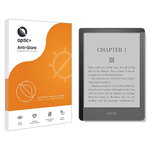 Optic+ Anti-Glare Screen Protector Compatible With Amazon Kindle Paperwhite Signature Edition (2021)