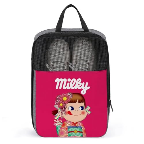 ヘ?コちゃん シューズバック トレニンーグバック シューズ収納 靴入れ 部活 スパイクケース 野球 シューズ入れ 通気性 軽量 持ち手付き 持ち運び ジム ゴルフ ジョギング おしゃれ かわいい